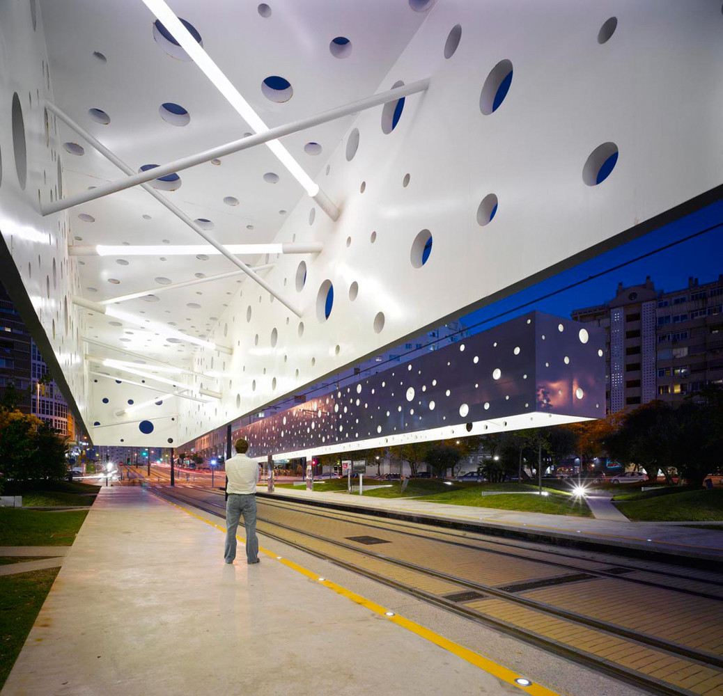 innovative tram stop design
