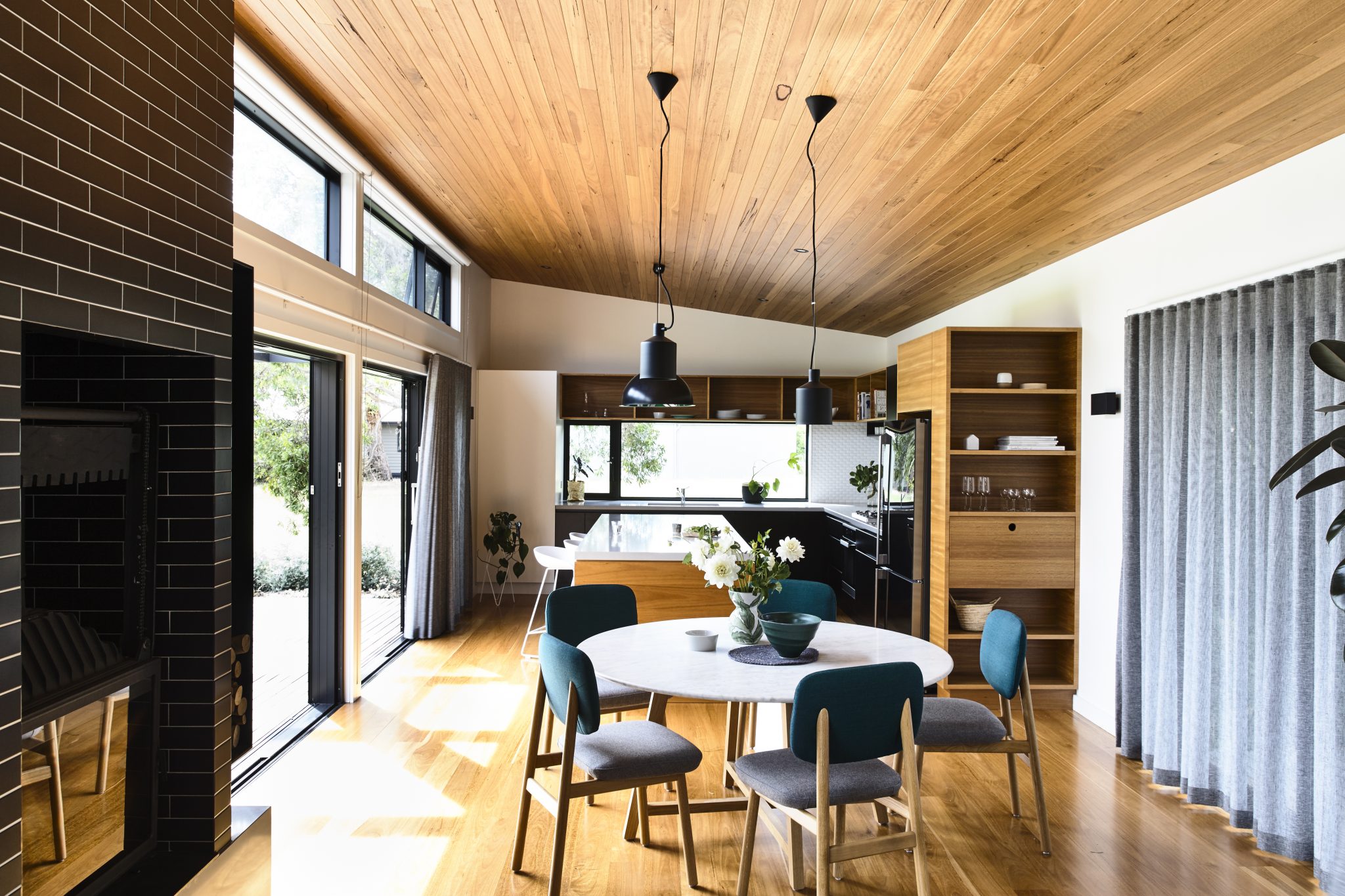 archiblox flinders house living room timber example