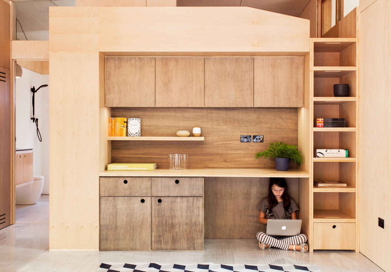 archiblox carbon positive house interior