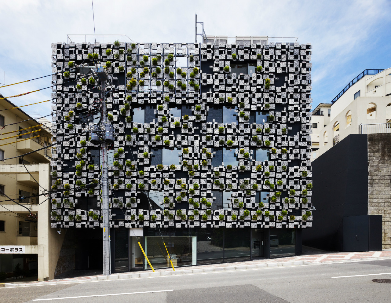 green cast exterior building image