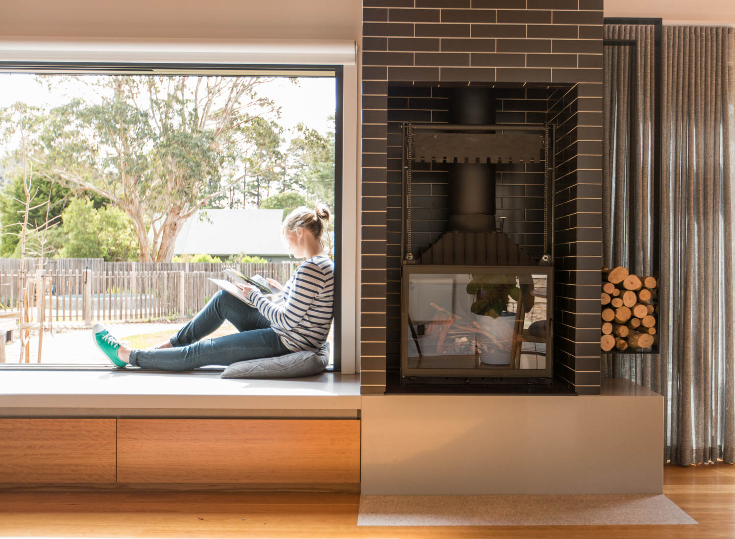 archiblox flinders house internal livingroom view